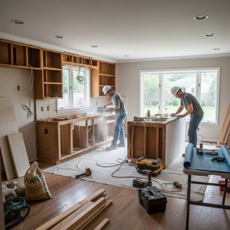 Local Kitchen Remodeling pros at work